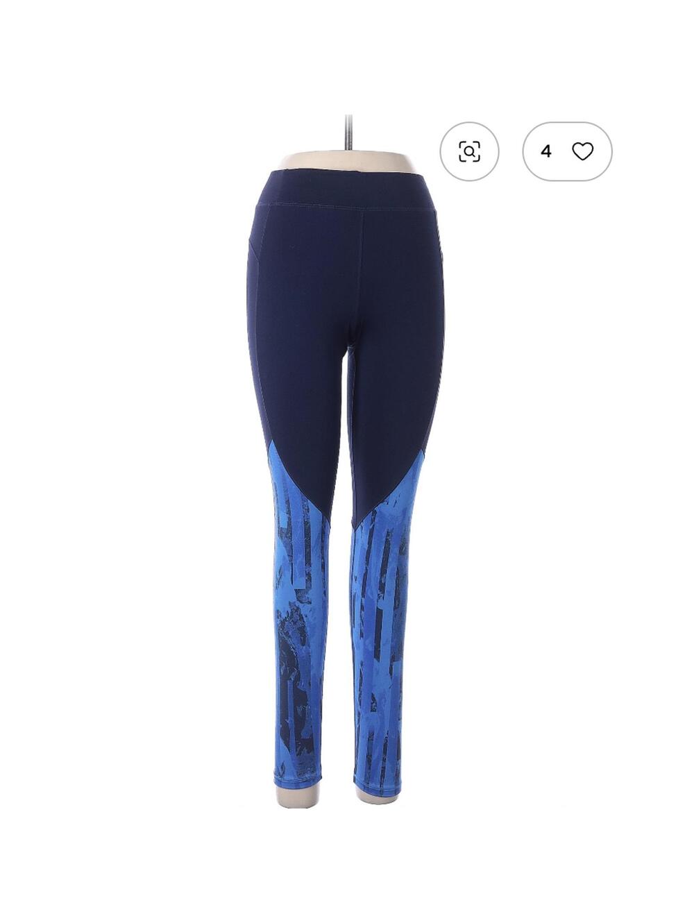 Under Armour Blue Active Pants Size M Leggings